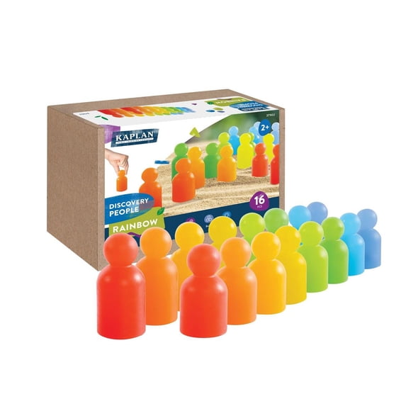 Kaplan Early Learning Company Discovery People - Rainbow - 16 Pieces