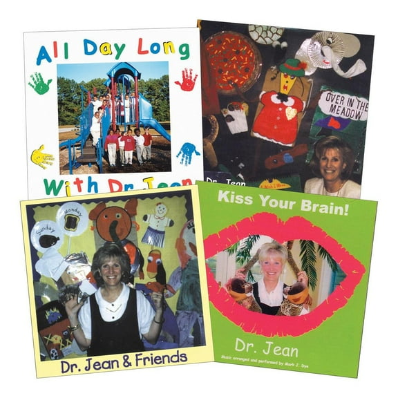 Kaplan Early Learning Company Dr. Jean's CD Collection - Set of 4