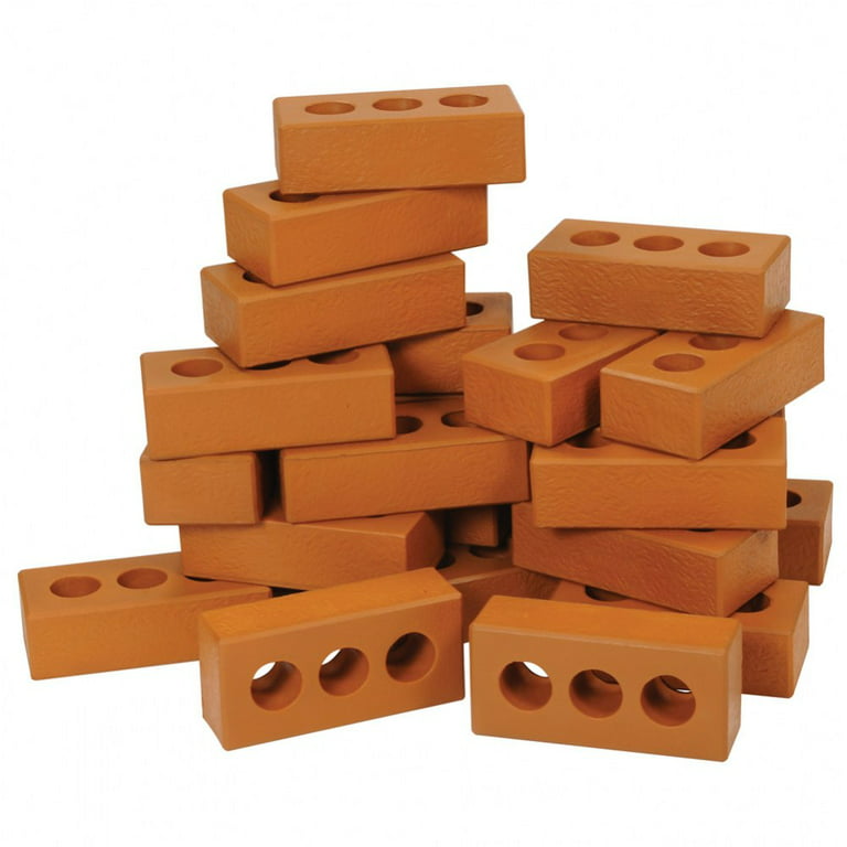 Kaplan Early Learning Foam Brick Builders - Set of 25