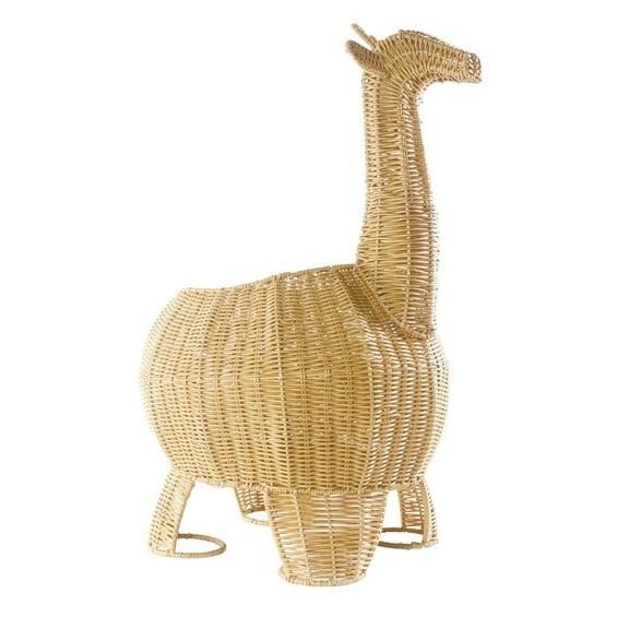 Kaplan Early Learning Company Giraffe Washable Wicker Floor Basket