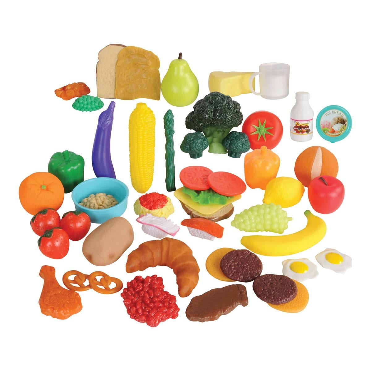 Kaplan Early Learning Company Healthy Eating Food Set 48 Pieces