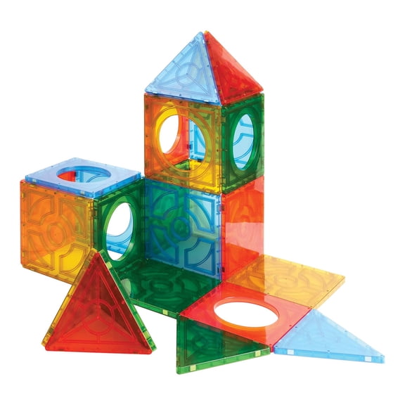 Kaplan Early Learning Company Mega Magnetic Building Set - 24 Pieces