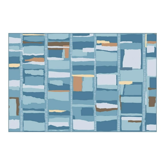 Kaplan Early Learning Company Mountain Clouds Carpet - 6' x 9' Rectangle