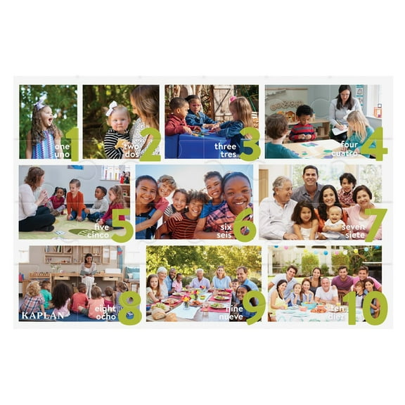 Kaplan Early Learning Company Numbers - Los Numeros - Spanish Floor Puzzle