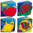 thumbnail image 1 of Kaplan Early Learning Company Ocean Animals Vinyl Books - Set of 4, 1 of 5