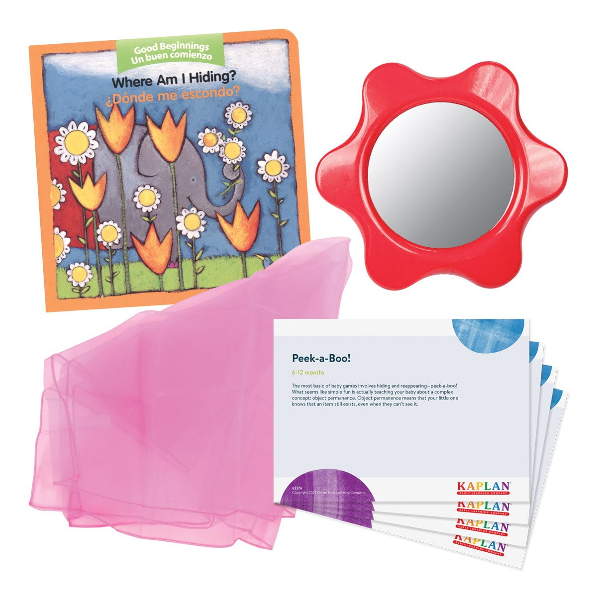 Kaplan Early Learning Peek-a-Boo Learning Kit - Bilingual