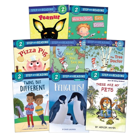 Kaplan Early Learning Company Step Into Reading Book Set - Level 2 - Set of 8