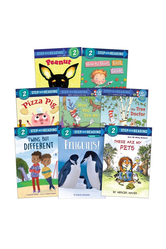 Step Into Reading Book Set - Level 2 - Set of 8