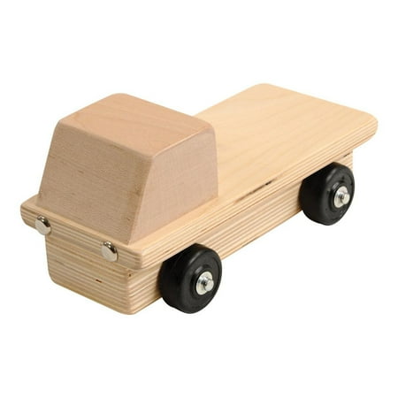 Kaplan Early Learning Company Wooden Flatbed Truck