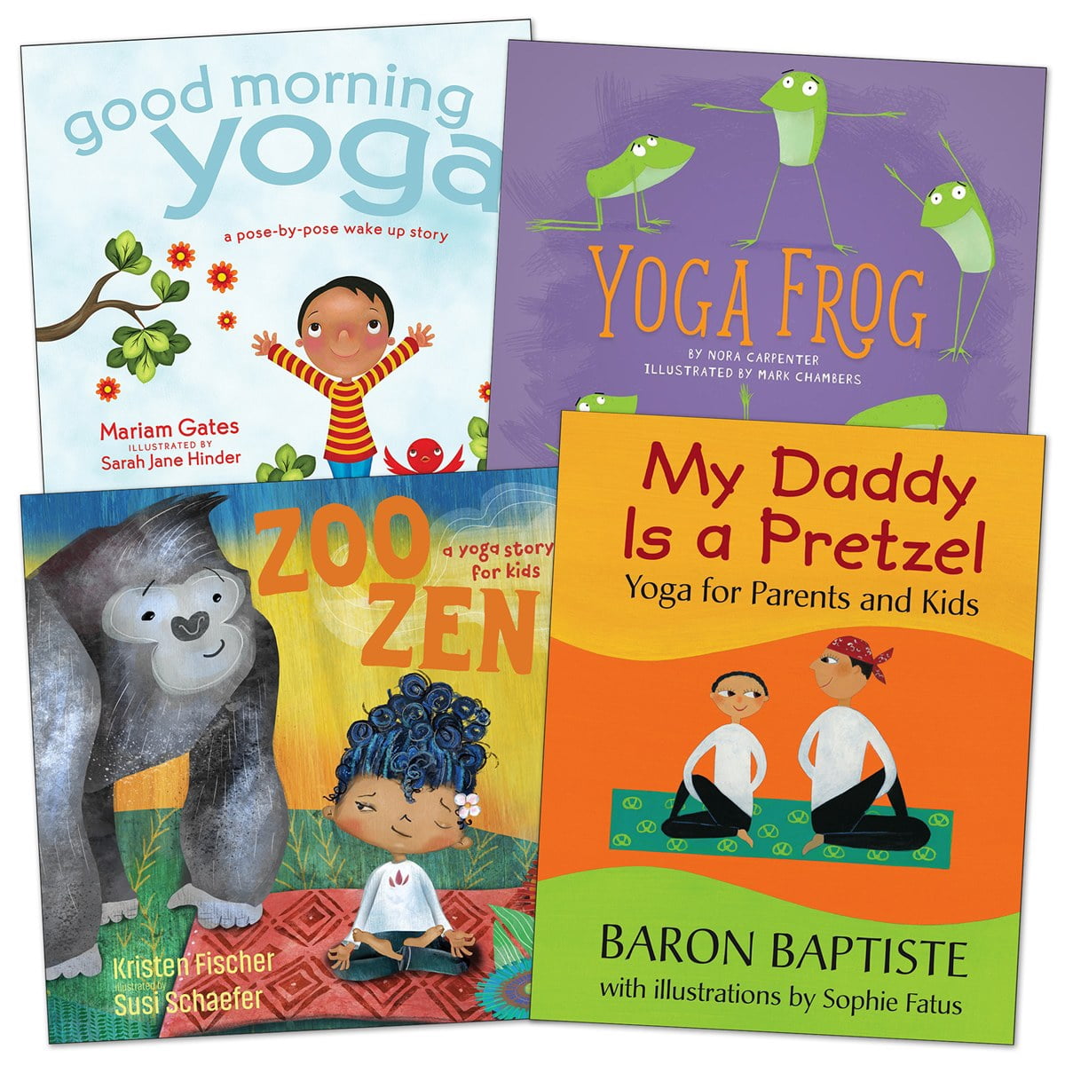 Kaplan Early Learning Company Yoga for Kids Books - Set of 4 - Walmart.com