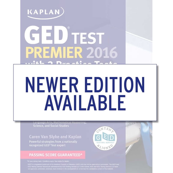 Pre-Owned Kaplan Test Prep: Kaplan GED Test Premier 2016 with 2 Practice Tests : Online + Book + Videos + Mobile (Paperback)