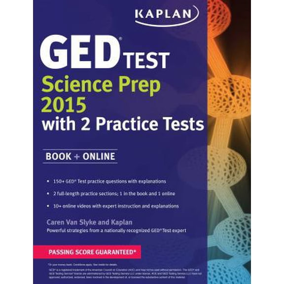Pre-Owned Kaplan GED Test Science Prep 2015: Book + Online (Paperback) 1625232381 9781625232380