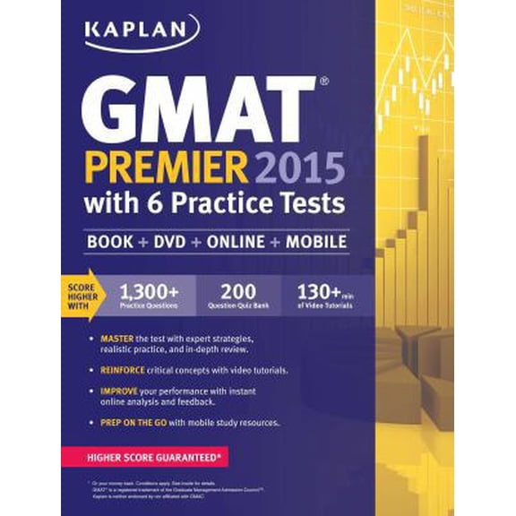 Pre-Owned Kaplan GMAT Premier 2015 (Paperback) 1618656651 9781618656650