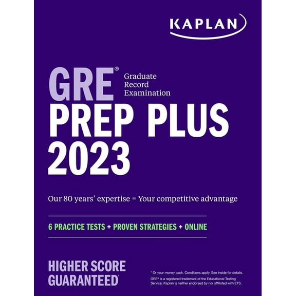 Kaplan: GRE Prep Plus 2023, Book 1 (Paperback)