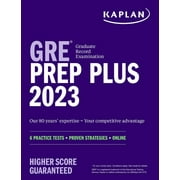 Kaplan GRE Prep Plus 2023, Book 1 Paperback
