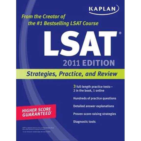 Pre-Owned Kaplan LSAT 2011: Strategies, Practice, and Review (Paperback) 1419549928 9781419549922