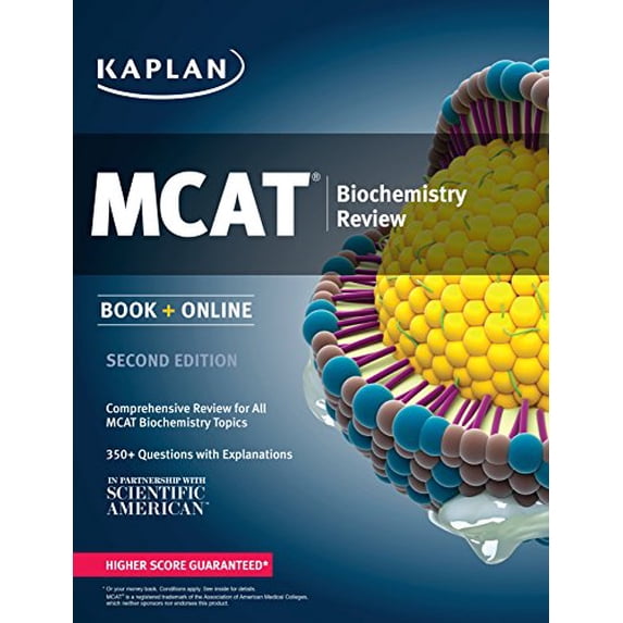 Pre-Owned Kaplan MCAT Biochemistry Review: Book + Online (Kaplan Test Prep) (Paperback) 1625231253 9781625231253