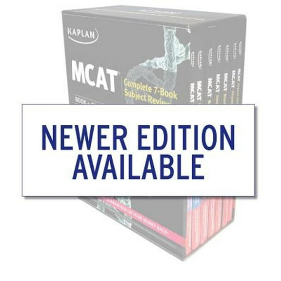 Pre-Owned Kaplan MCAT Complete 7-Book Subject Review: Book + Online (Kaplan Test Prep) (Paperback) 162523127X 9781625231277