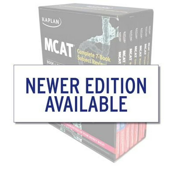 Pre-Owned Kaplan MCAT Complete 7-Book Subject Review: Book + Online (Kaplan Test Prep) (Paperback) 162523127X 9781625231277