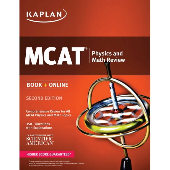 Pre-Owned Kaplan Test Prep: Kaplan MCAT Physics and Math Review : Book + Online (Paperback)