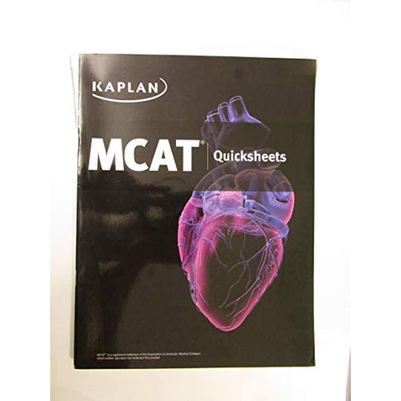 Pre-Owned Kaplan MCAT Quicksheets (Paperback) 150623481X