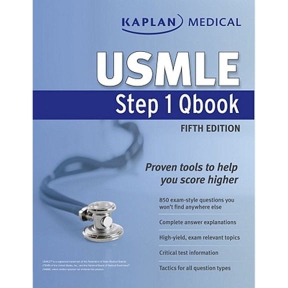 Pre-Owned Kaplan Medical USMLE Step 1 Qbook (Paperback) 1609782240 9781609782245