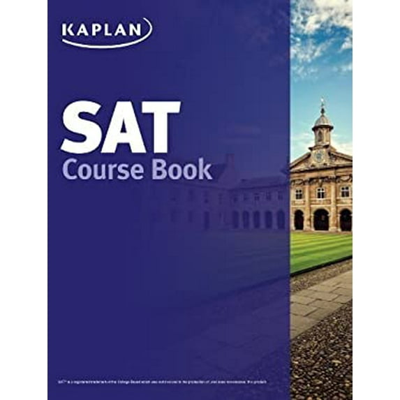Pre-Owned Kaplan NEW SAT Course Book Paperback unknown author