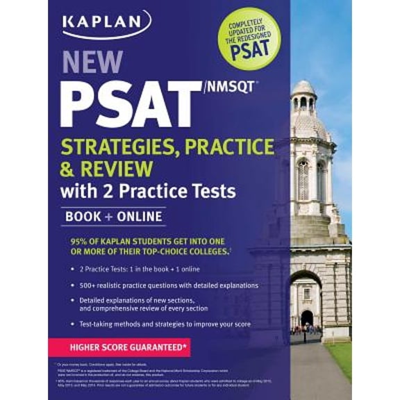 Pre-Owned Kaplan New Psat/NMSQT Strategies, Practice and Review with 2 Practice Tests: Book + Online (Paperback) 1625232403 9781625232403
