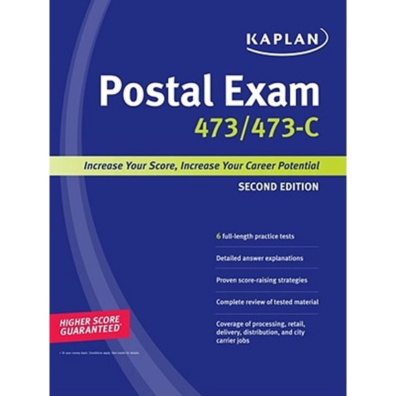 Pre-Owned Kaplan Postal Exam 473/473-C (Paperback) 1419553119 9781419553110