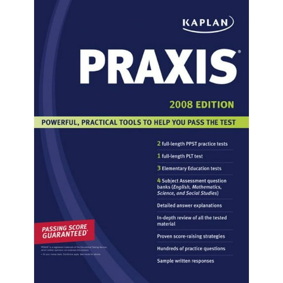 Pre-Owned Kaplan PRAXIS 2008 (Paperback) 141955090X 9781419550904