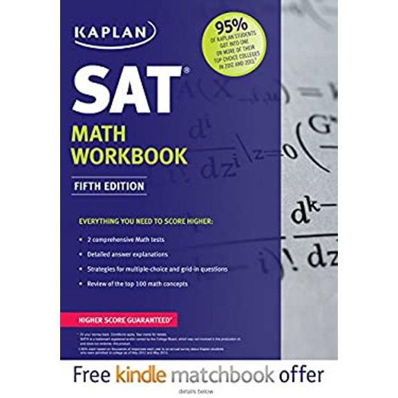 Pre-Owned Kaplan SAT Math Workbook (Kaplan Test Prep) (Paperback) 1618655922 9781618655929