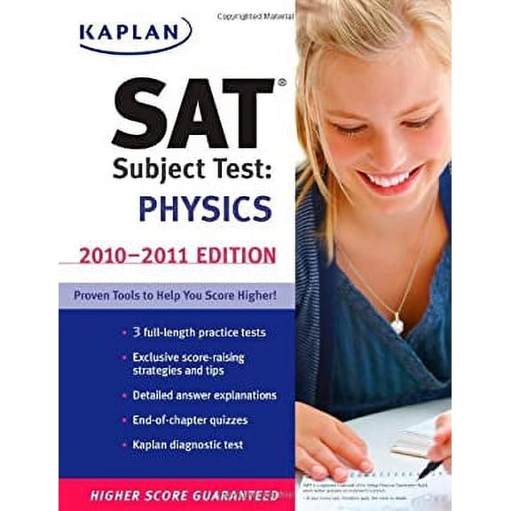 Pre-Owned Kaplan SAT Subject Test Physics 2010-2011 Edition (Paperback) 141955350X 9781419553509