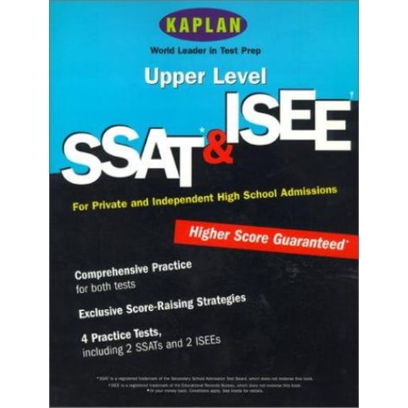 Pre-Owned Kaplan SSAT & ISEE: For Private and Independent High School Admissions (Paperback) 0743201809 9780743201803