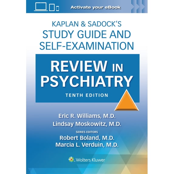 Kaplan & Sadock's Study Guide and Self-Examination Review in Psychiatry: Print + eBook with Multimedia, (Paperback)