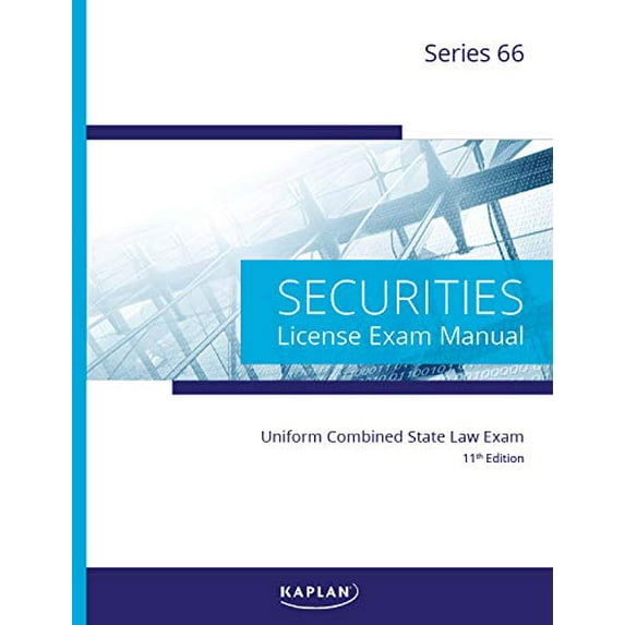 Pre-Owned Kaplan Series 66 License Exam Manual, Uniform Combined State Law Exam Paperback
