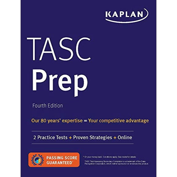 Pre-Owned Tasc Prep: 2 Practice Tests + Proven Strategies + Online (Kaplan Test Prep) Paperback