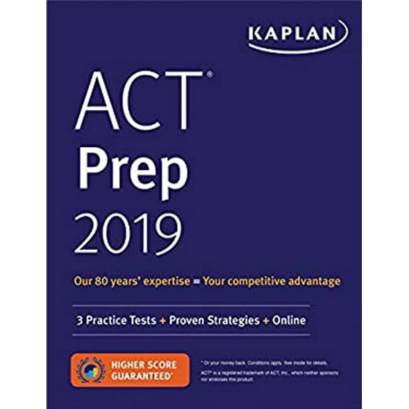 Pre-Owned ACT Prep 2019: 3 Practice Tests + Proven Strategies + Online (Paperback) 1506235085 9781506235080