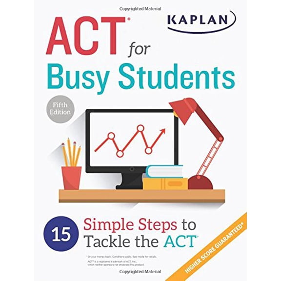 Pre-Owned ACT for Busy Students: 15 Simple Steps to Tackle the ACT (Kaplan Test Prep) Paperback