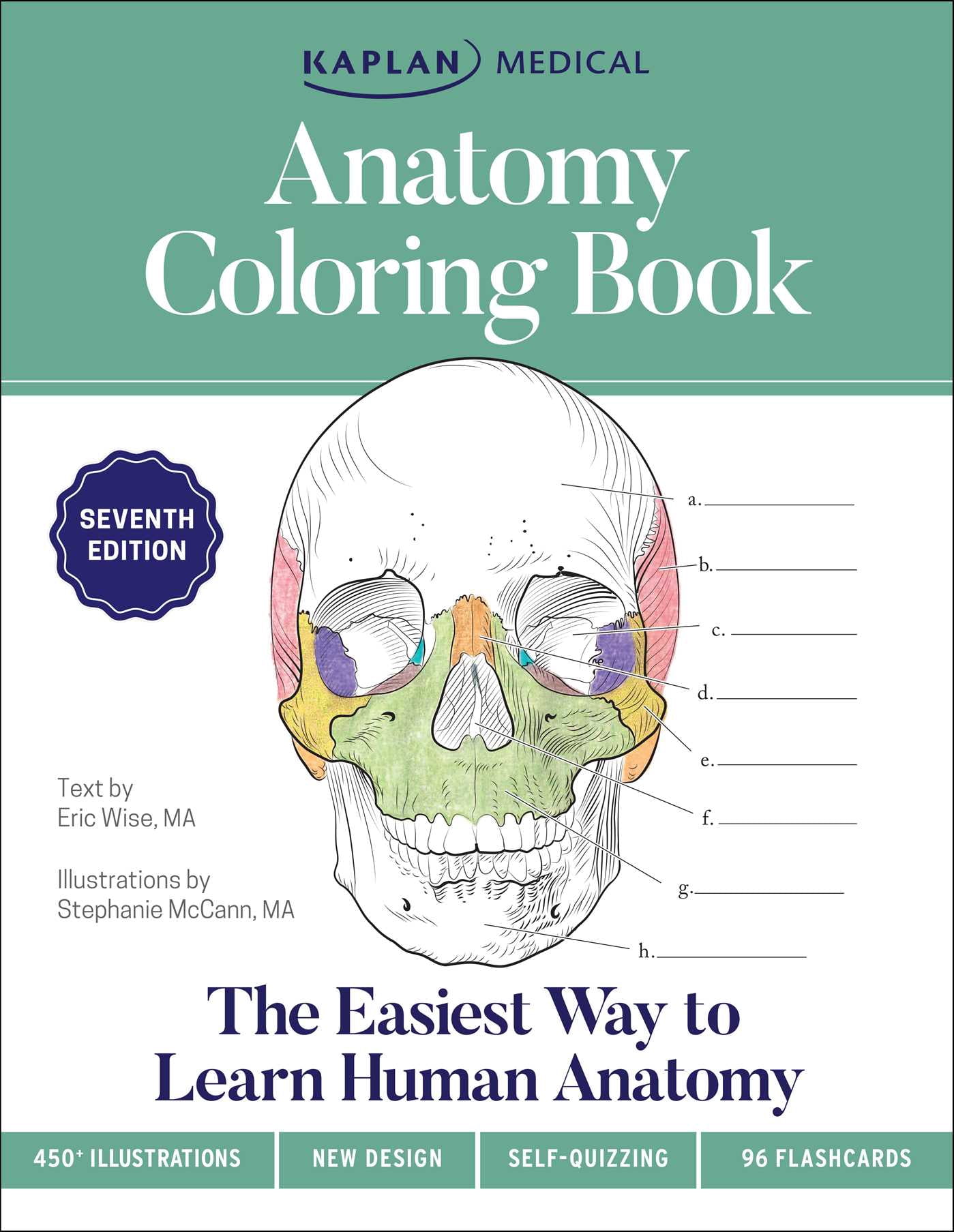 Kaplan Test Prep: Anatomy Coloring Book with 450+ Realistic Medical ...
