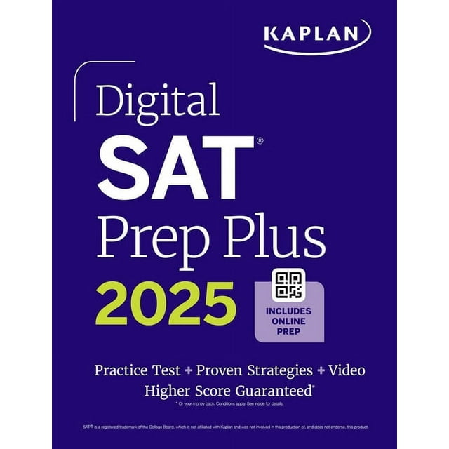 Kaplan Test Prep Digital SAT Prep Plus 2025 Includes 1 Full Length