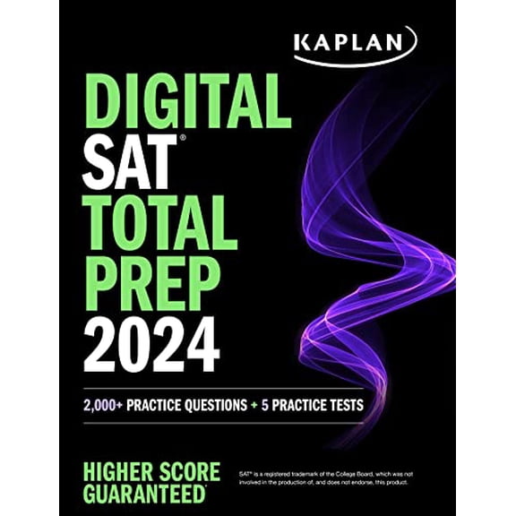 Pre-Owned Digital SAT Total Prep 2024 with 2 Full Length Practice Tests, 1,000+ Practice Questions, and End of Chapter Quizzes (Paperback) 150628728X 9781506287287
