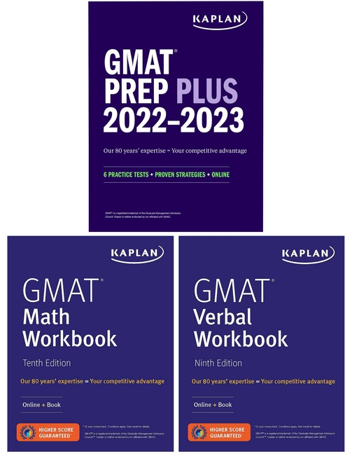 Kaplan　Strategies　GMAT　Test　Set:　Tests　2022–2023　Prep:　Practice　(Paperback)　Proven　Online　Complete　3-Book