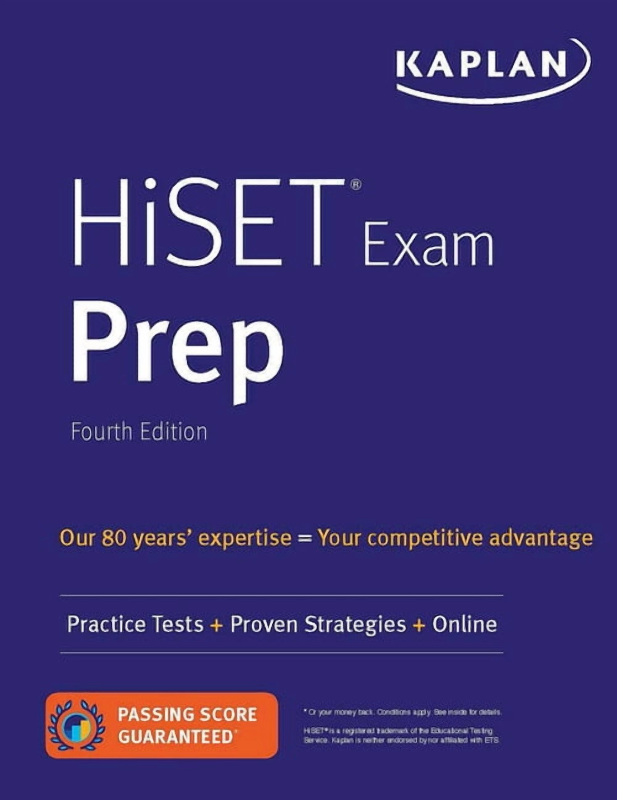 KAPLAN TEST PREP; CAREN VAN SLYKE Kaplan Test Prep Hiset Exam Prep: Practice Tests + Proven Strategies + Online, (Paperback)