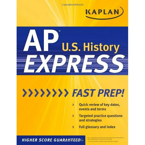 Pre-Owned Kaplan Ap AP U.S. History Express (Kaplan AP Series) Paperback
