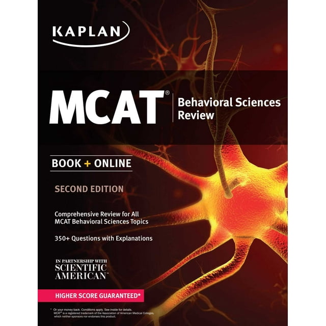 Kaplan Test Prep: Kaplan MCAT Behavioral Sciences Review : Book + Online (Edition 2) (Paperback)