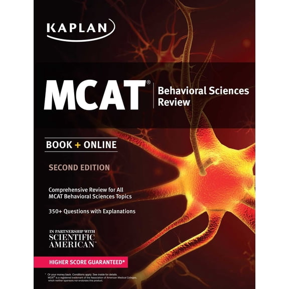 Kaplan Test Prep: Kaplan MCAT Behavioral Sciences Review : Book + Online (Edition 2) (Paperback)
