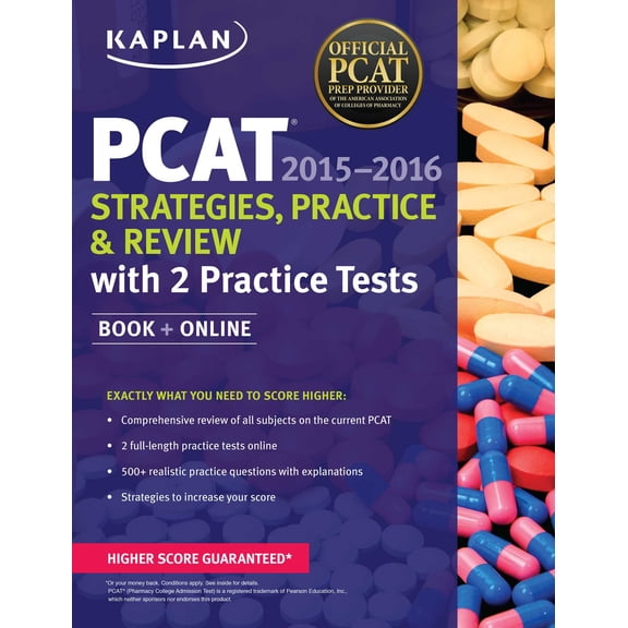 Pre-Owned Kaplan PCAT 2015-2016 Strategies, Practice, and Review with 2 Practice Tests: Book + Online (Kaplan Test Prep), 9781618658883, 1618658883, Paperback, 1 edition