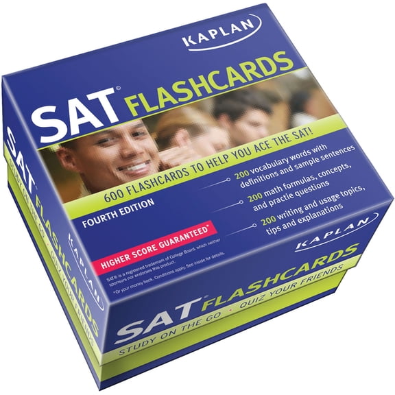 Pre-Owned Kaplan Test Prep: Kaplan SAT Flashcards (Cards)