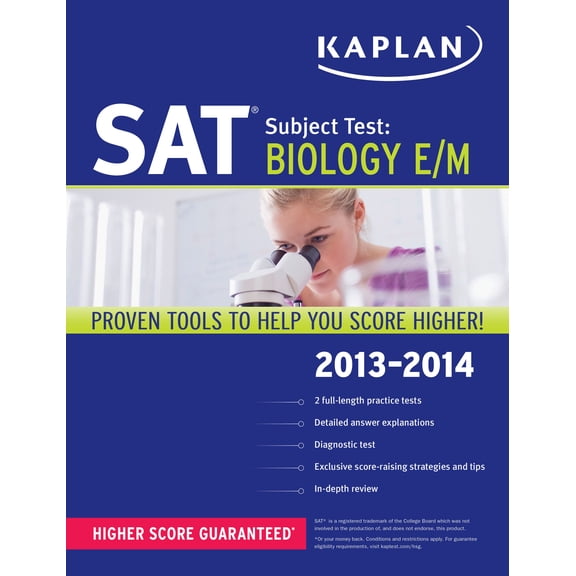 Pre-Owned Kaplan Test Prep: Kaplan SAT Subject Test Biology E/M 2013-2014 (Paperback)