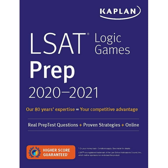 Kaplan Test Prep: LSAT Logic Games Prep 2020-2021 : Real PrepTest Questions + Proven Strategies + Online (Paperback)